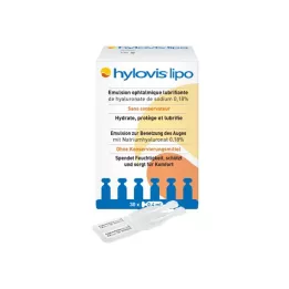 HYLOVIS lipo-oogdruppels pipetten voor eenmalig gebruik, 30X0,4 ml