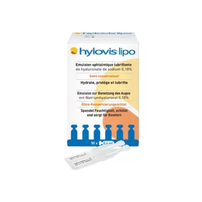 HYLOVIS lipo-oogdruppels pipetten voor eenmalig gebruik, 30X0,4 ml HYLOVIS lipo-oogdruppels pipetten voor eenmalig gebruik, 30X0,4 ml