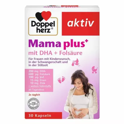 Doppelherz Mama plus met DHA + foliumzuurcapsules, 30 st