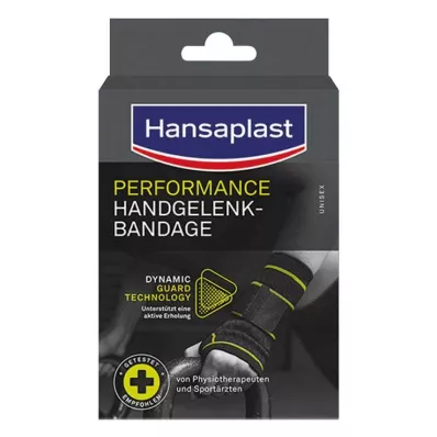 HANSAPLAST Sport polsbandage maat L, 1 stuk HANSAPLAST Sport polsbandage maat L, 1 stuk