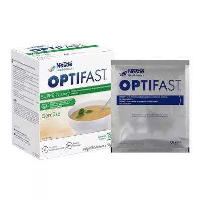 Optifast Soep Groentepoeder, 8X55 g