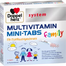 DOPPELHERZ Multivitamine Mini-Tabs familiesysteem, 20 stuks
