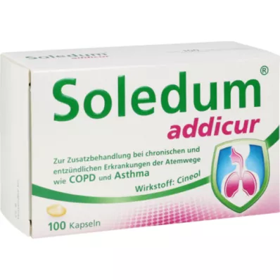 SOLEDUM addicur 200 mg zachte capsules met enterische capsule, 100 st