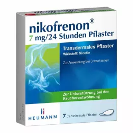 NIKOFRENON 7 mg/24 uur transdermale pleister, 7 stuks