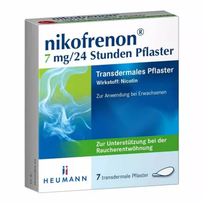 NIKOFRENON 7 mg/24 uur transdermale pleister, 7 stuks