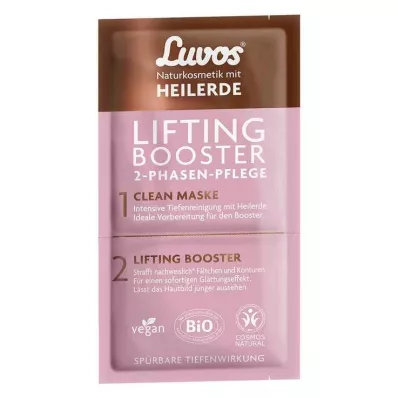 Luvos Healing Clay Lifting Booster & Schoon masker 2 + 7,5 ml, 1 st Luvos Healing Clay Lifting Booster & Schoon masker 2 + 7,5 ml, 1 st