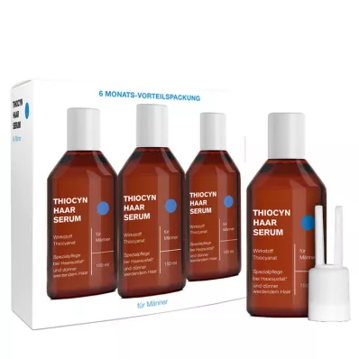 THIOCYN Haarserum Mannen 6 Maand Voordeelpakket, 3X150 ml THIOCYN Haarserum Mannen 6 Maand Voordeelpakket, 3X150 ml