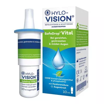 Hylo-Vision® Safedrop® Vital oogdruppels, 10 ml