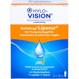 HYLO-VISION SafeDrop Lipocur oogdruppels, 2X10 ml