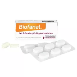 Biofanal® voor vaginale spruw vaginale tabletten, 12 st