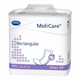 MOLICARE rechthoekige 4 druppels 20x60 cm, 50 stuks