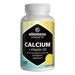 CALCIUM D3 600 mg/400 I.U. vegetarische tabletten, 120 st