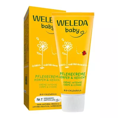 Weleda Calendula Verzorgingscrème Lichaam & Gezicht, 75 ml Weleda Calendula Verzorgingscrème Lichaam & Gezicht, 75 ml