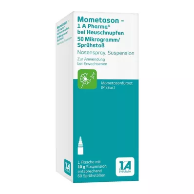 MOMETASON 1A Phar.b.Hooikoorts 50μg/Spr.shock 60, 10 g MOMETASON 1A Phar.b.Hooikoorts 50μg/Spr.shock 60, 10 g