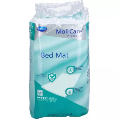 MOLICARE Premium Beddenmat 5 druppels 60x90 cm, 25 stuks