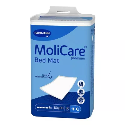 MOLICARE Premium Beddenmat 9 druppels 60x90 cm, 30 stuks MOLICARE Premium Beddenmat 9 druppels 60x90 cm, 30 stuks