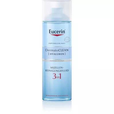 EUCERIN DermatoCLEAN Hyal.Miz.Reinigingsvloeistof 3in1, 200 ml