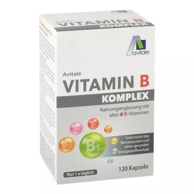 VITAMIN B KOMPLEX capsules, 120 stuks VITAMIN B KOMPLEX capsules, 120 stuks