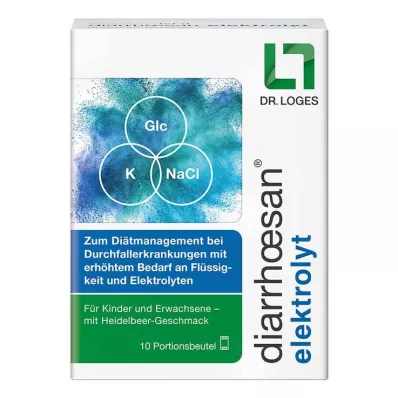 Diarrhoesan elektrolytpoeder voor het maken van een orale oplossing, 10 stuks Diarrhoesan elektrolytpoeder voor het maken van een orale oplossing, 10 stuks