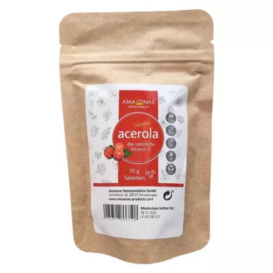 ACEROLA VITAMIN C zuigtabletten zonder toegevoegde suiker, 70 g ACEROLA VITAMIN C zuigtabletten zonder toegevoegde suiker, 70 g