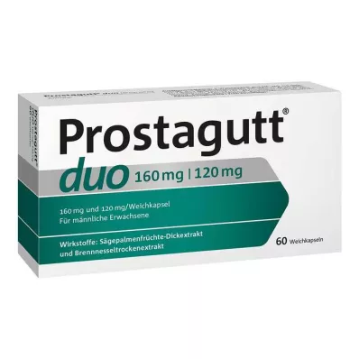 Prostagutt duo 160 mg/120 mg zachte capsules, 60 stuks Prostagutt duo 160 mg/120 mg zachte capsules, 60 stuks