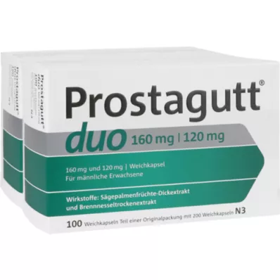 PROSTAGUTT duo 160 mg/120 mg zachte capsules 200 st