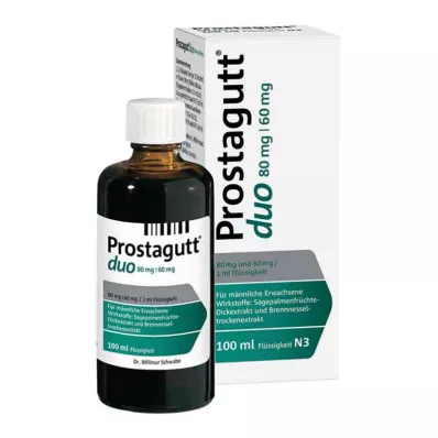 Prostagutt Duo 80 mg/60 mg vloeistof (100 ml) Prostagutt Duo 80 mg/60 mg vloeistof (100 ml)