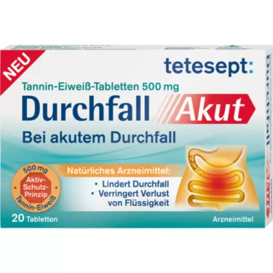 TETESEPT Diarree Acuut Tabletten, 20 Capsules