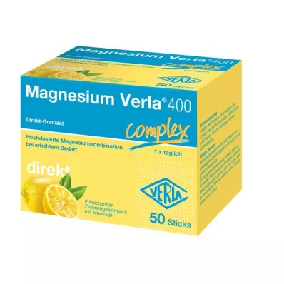 Magnesium Verla 400 direct granulaat, 50 stuks Magnesium Verla 400 direct granulaat, 50 stuks