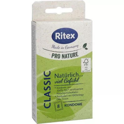 RITEX PRO NATURE CLASSIC Condooms, 8 stuks