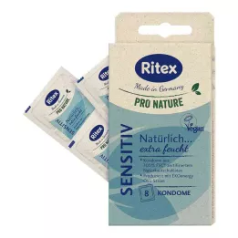 RITEX PRO NATURE SENSITIV Condooms, 8 stuks