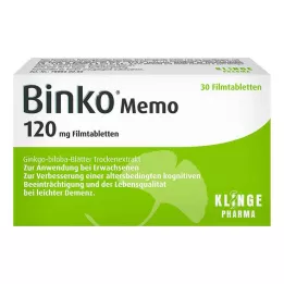 BINKO Memo 120 mg filmomhulde tabletten, 30 st