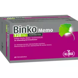 BINKO Memo 120 mg filmomhulde tabletten, 60 stuks