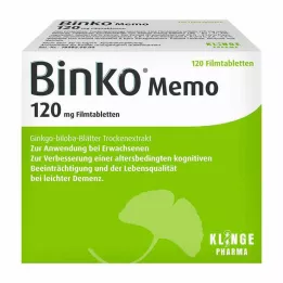 BINKO Memo 120 mg filmomhulde tabletten, 120 stuks