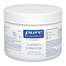PURE ENCAPSULATIONS Veenbes D-mannose poeder, 37 g