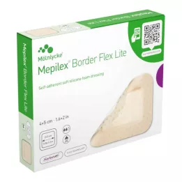 MEPILEX Border Flex Lite Foam Dressing 4x5 cm, 10 stuks