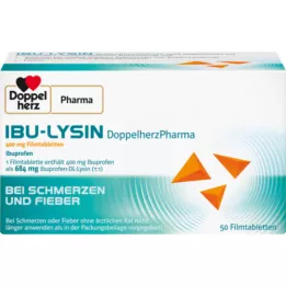 IBU-LYSIN DoppelherzPharma 400 mg filmomhulde tabletten, 50 st