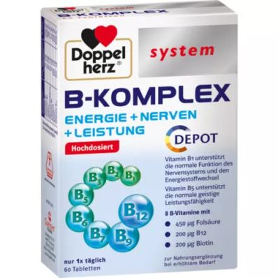 DOPPELHERZ B-complex systeem tabletten, 60 stuks
