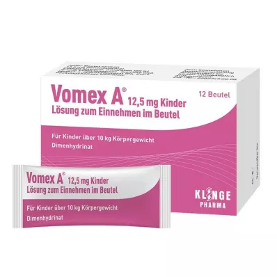Vomex A®-oplossing 12,5 mg kinderen, 12 stuks Vomex A®-oplossing 12,5 mg kinderen, 12 stuks