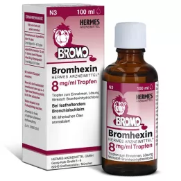 BROMHEXIN Hermes Arzneimittel 8 mg/ml druppels, 100 ml