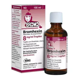 Broomhexine HERMES Medicines® 8 mg/ml druppels, 100 ml