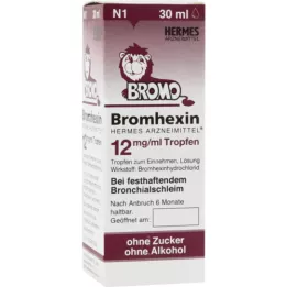 BROMHEXIN Hermes Arzneimittel 12 mg/ml druppels, 30 ml