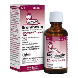 Broomhexine HERMES Medicines® 12 mg/ml druppels, 30 ml