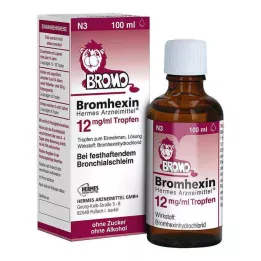 Broomhexine HERMES Medicines® 12 mg/ml druppels, 100 ml