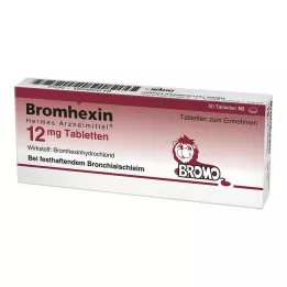 Broomhexine HERMES Medicines® 12 mg tabletten, 50 st