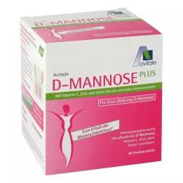 D-MANNOSE PLUS 2000 mg Sticks met vit. en mineralen, 60X2.47 g