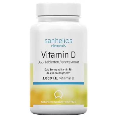 Sanhelios Vitamine D 1.000 IE tabletten, 365 stuks