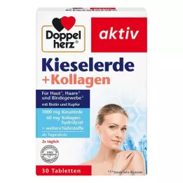 DOPPELHERZ Silica+Collageen Tabletten, 30 stuks