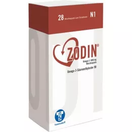 ZODIN Omega-3 1000 mg zachte capsules, 28 stuks