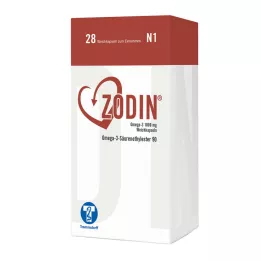 ZODIN Omega-3 1000 mg zachte capsules, 28 stuks